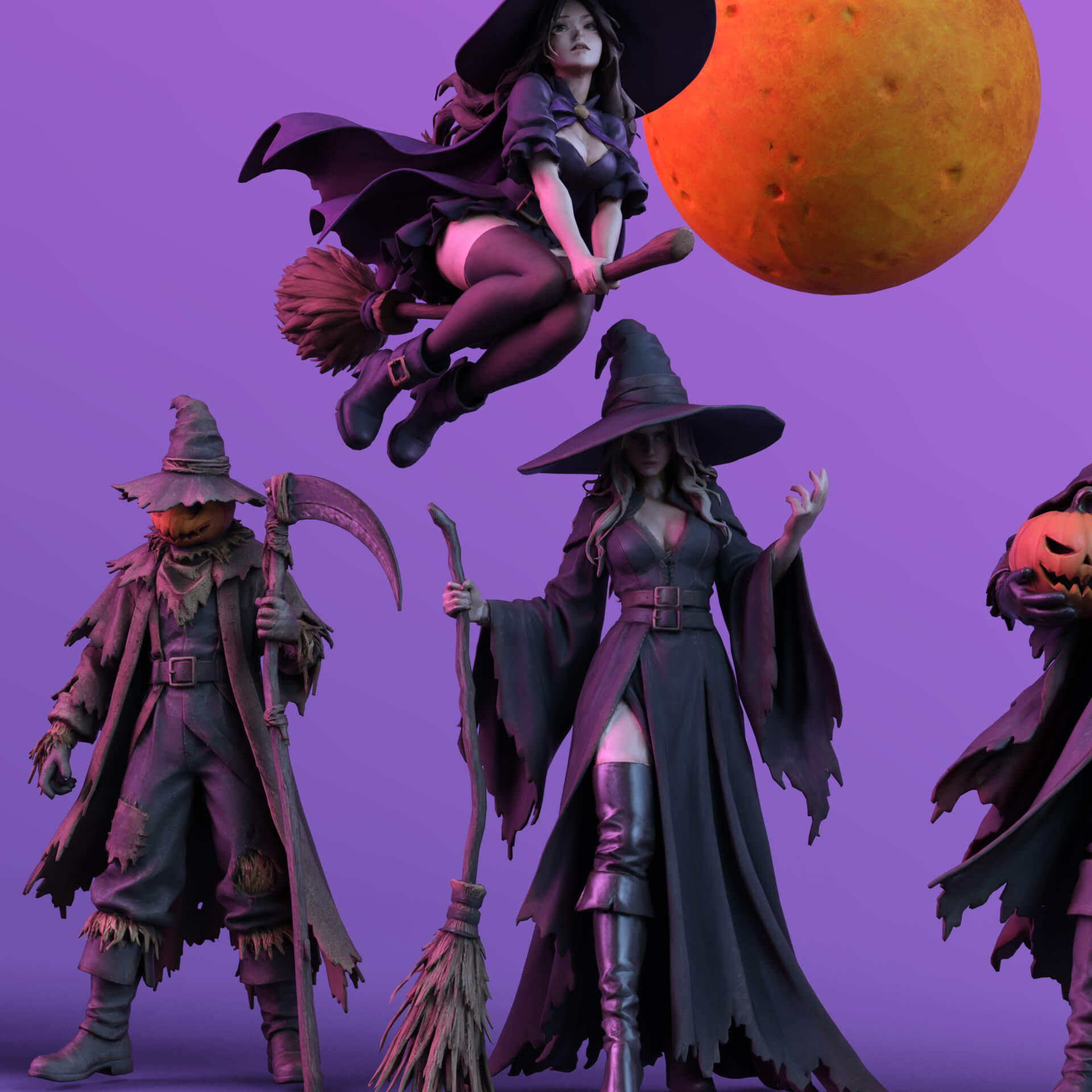 Halloween Fiends Daz Content