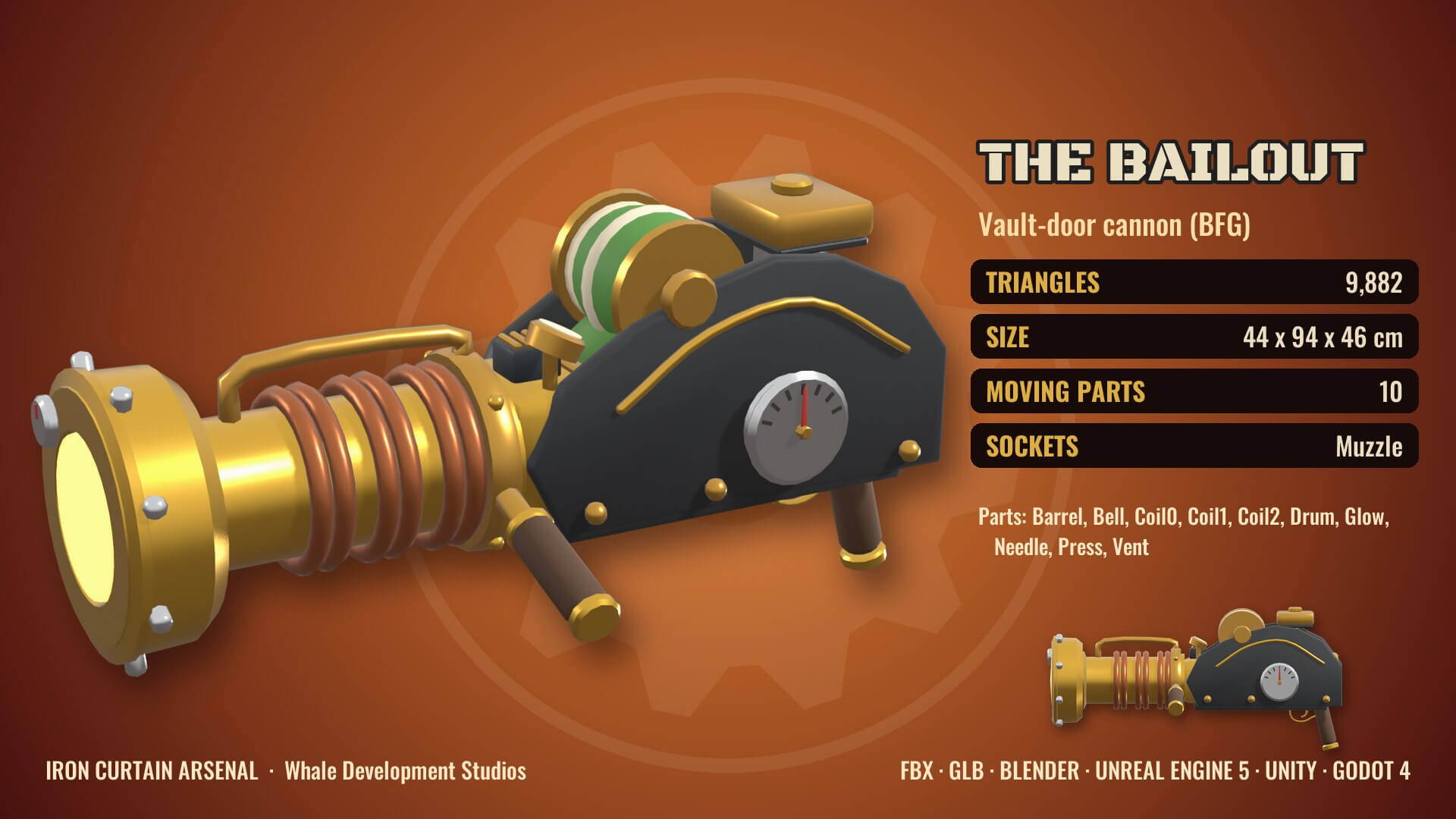 Iron Curtain Arsenal 3D Model