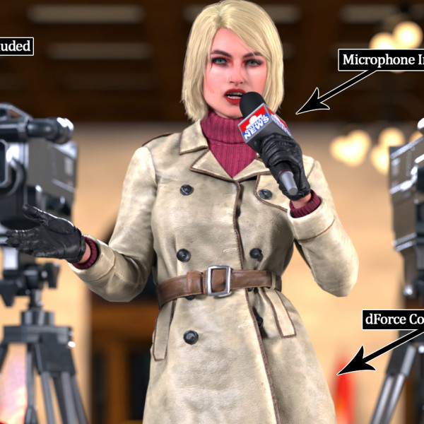 Reporter Vicki Vale for Genesis 9 Props