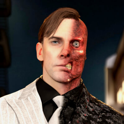 Two Face & Harvey Dent for Genesis 9 + Props