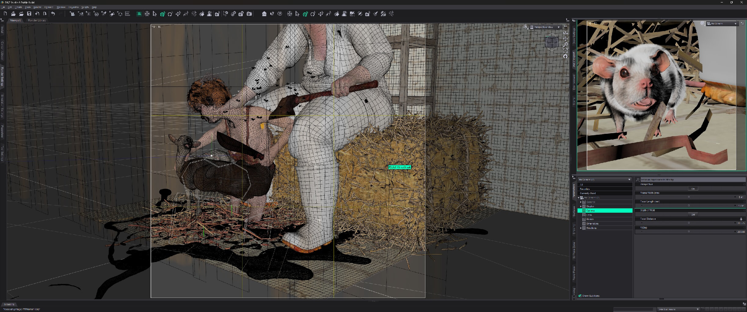 Work n Travel 3D Render, Digital Artwork by Wollle