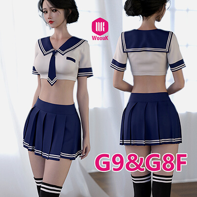 dForce WUK JK Style Uniform for Genesis 9, 8, and 8.1 Female