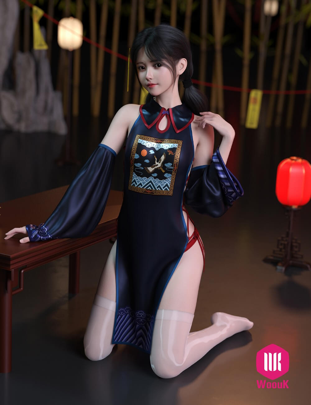 dForce WUK Sexy Zombie Outfit for Genesis 9 Daz Content