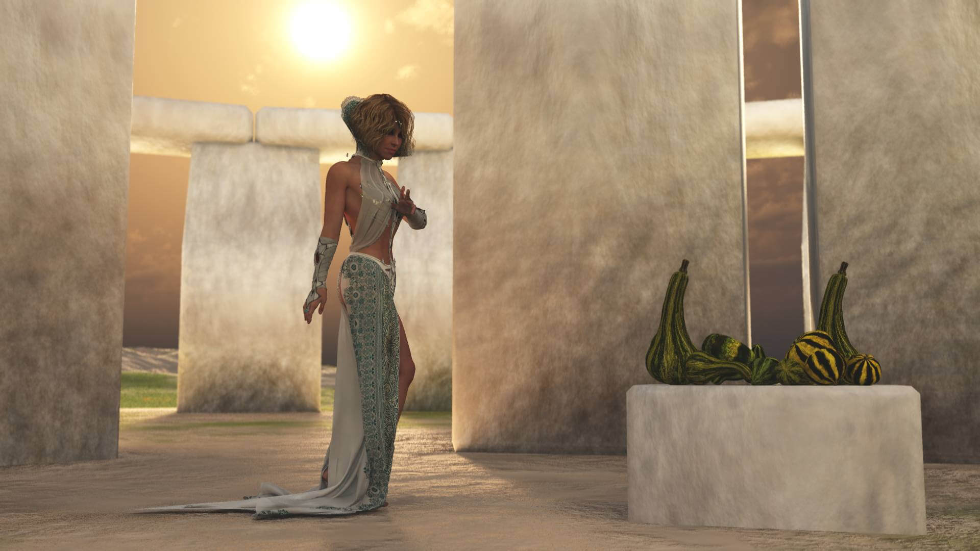 Harvest Tribute 3D Render, Digital Artwork by Wouldhe