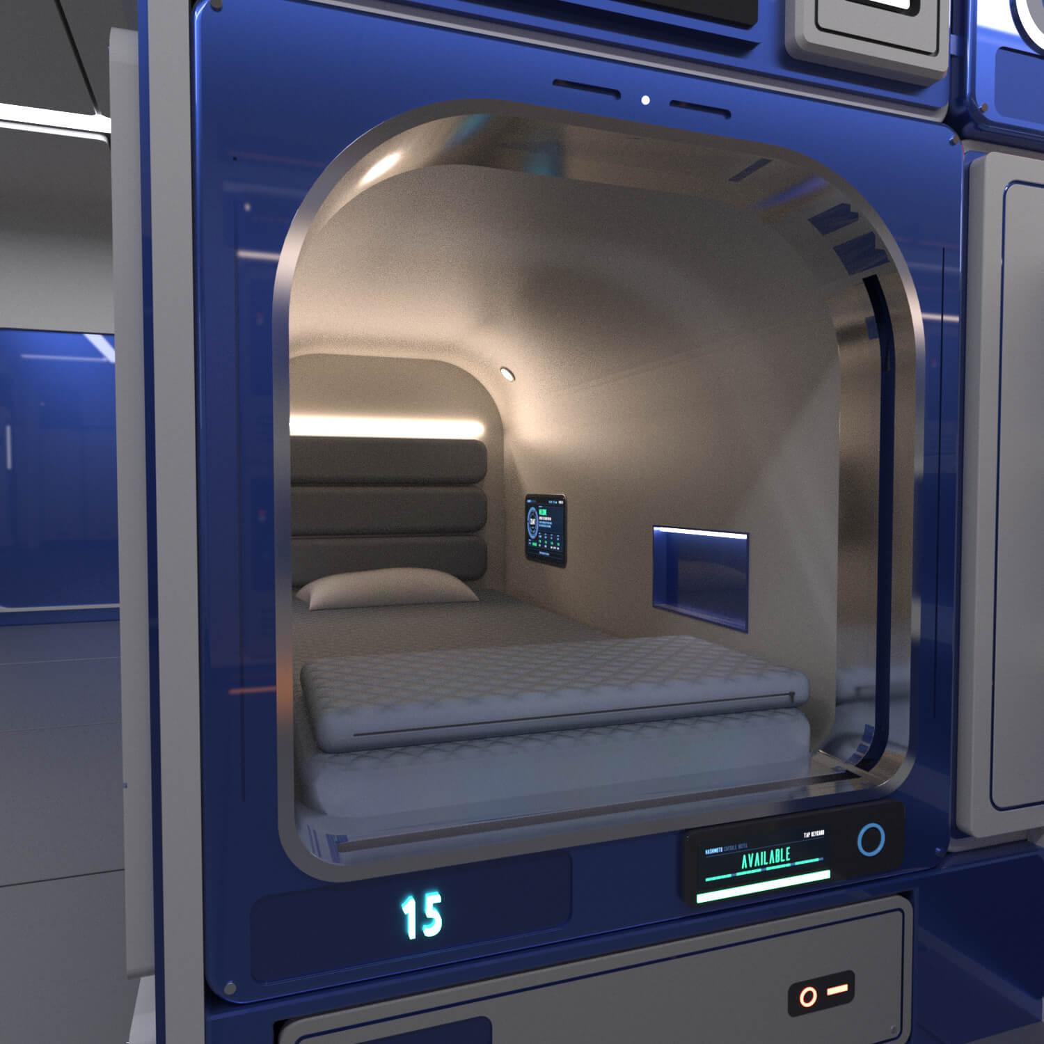 Hashimoto Capsule Hotel Daz Content