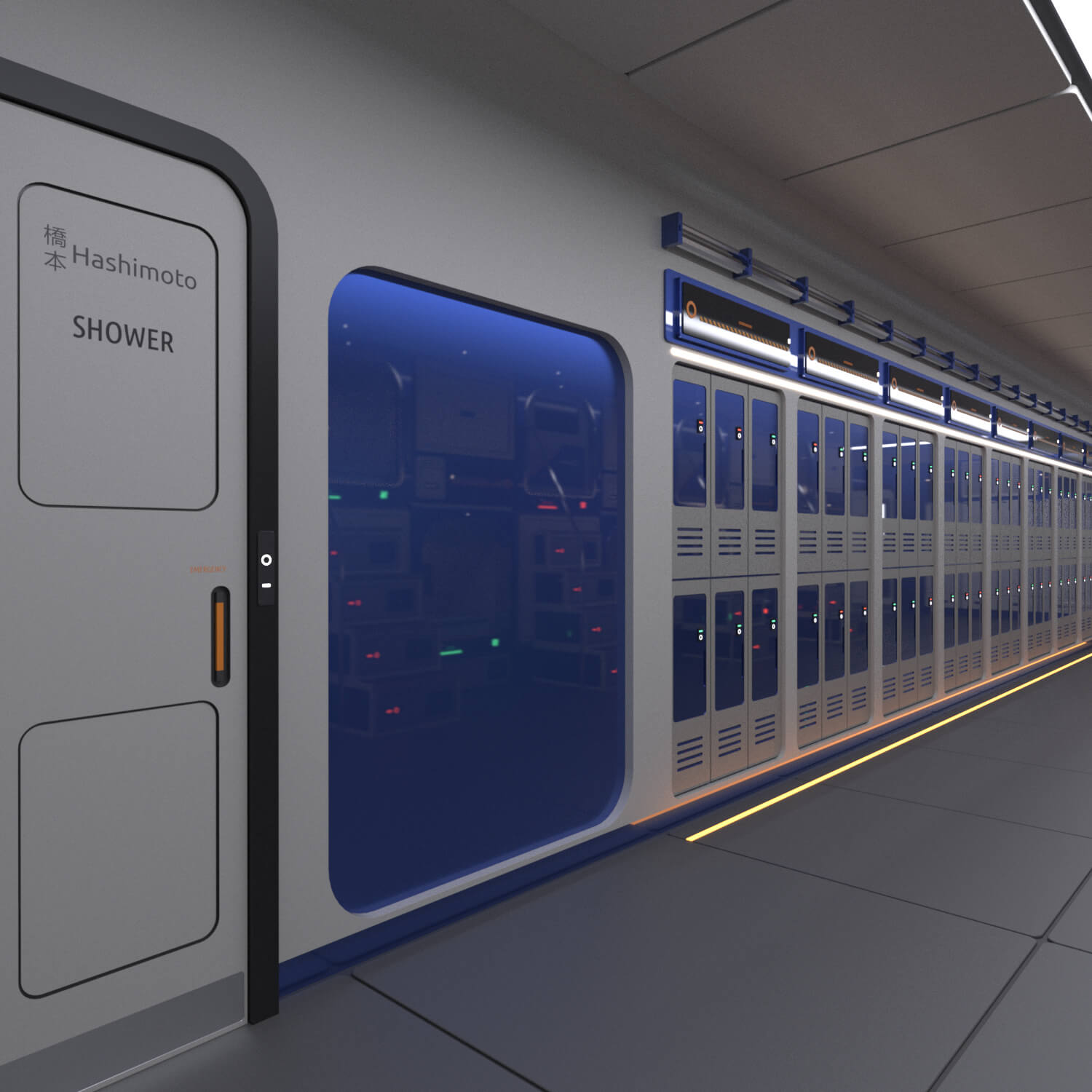 Hashimoto Capsule Hotel Daz Content