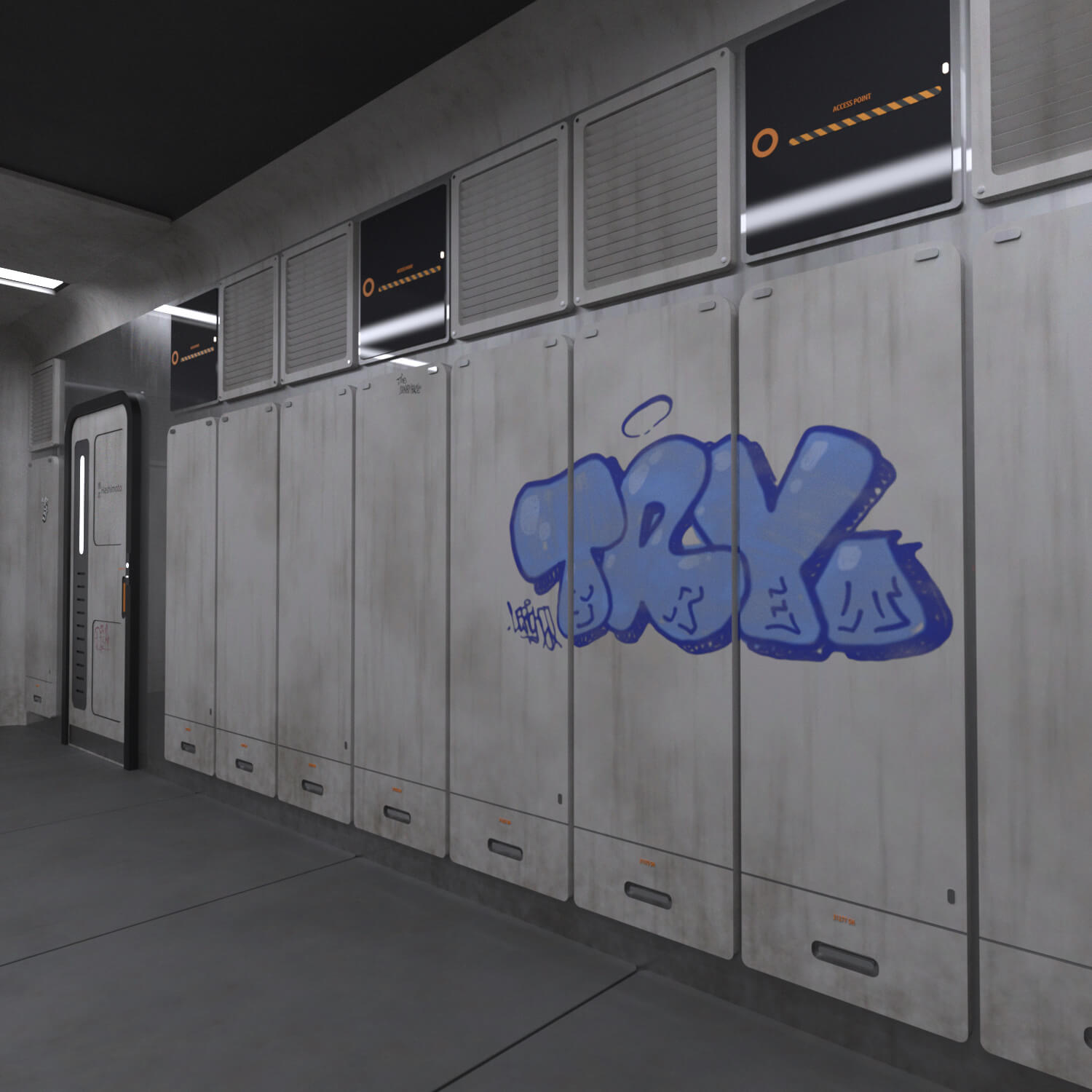Hashimoto Capsule Hotel Daz Content