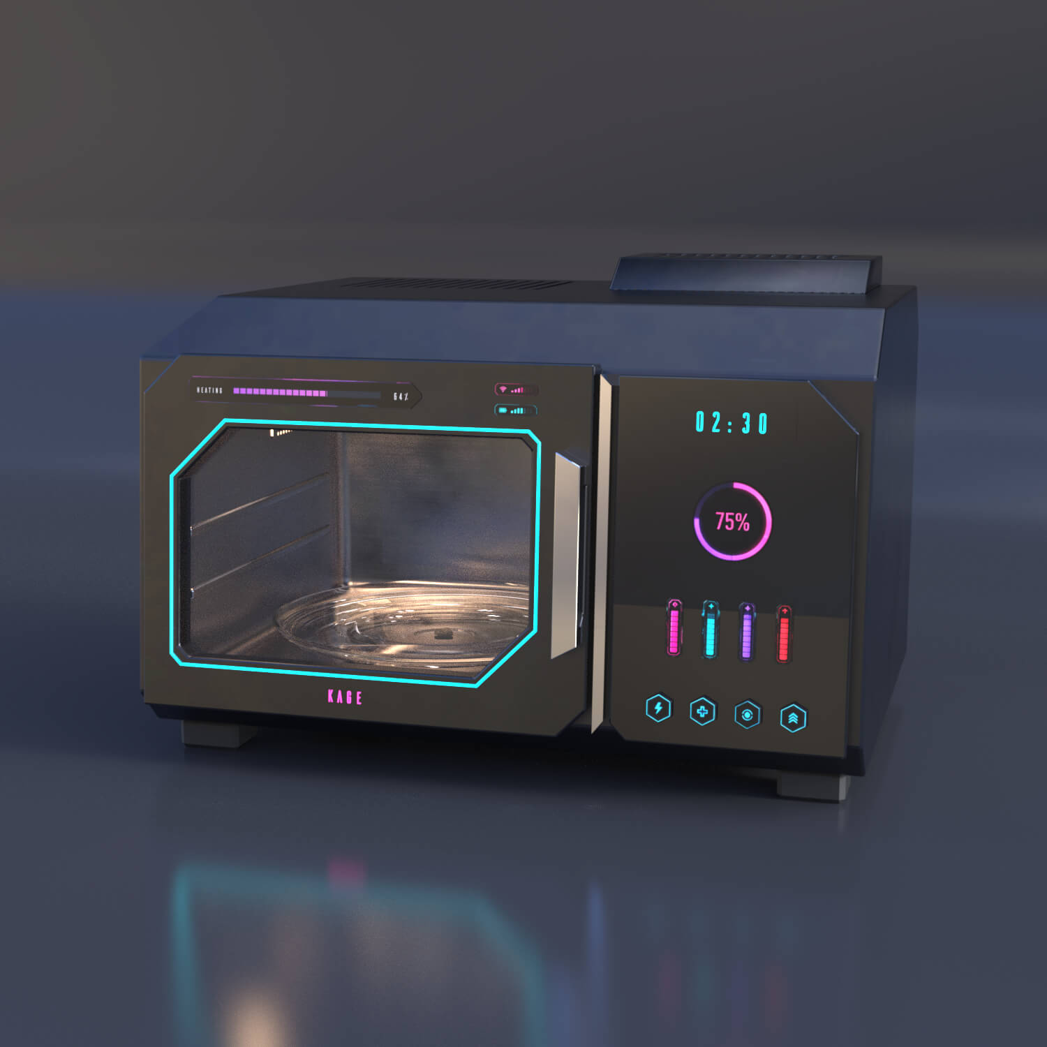 Kage Cyberpunk Kitchen Appliances Daz Content