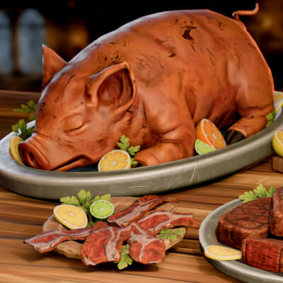 Stylized Fantasy Meat Pack