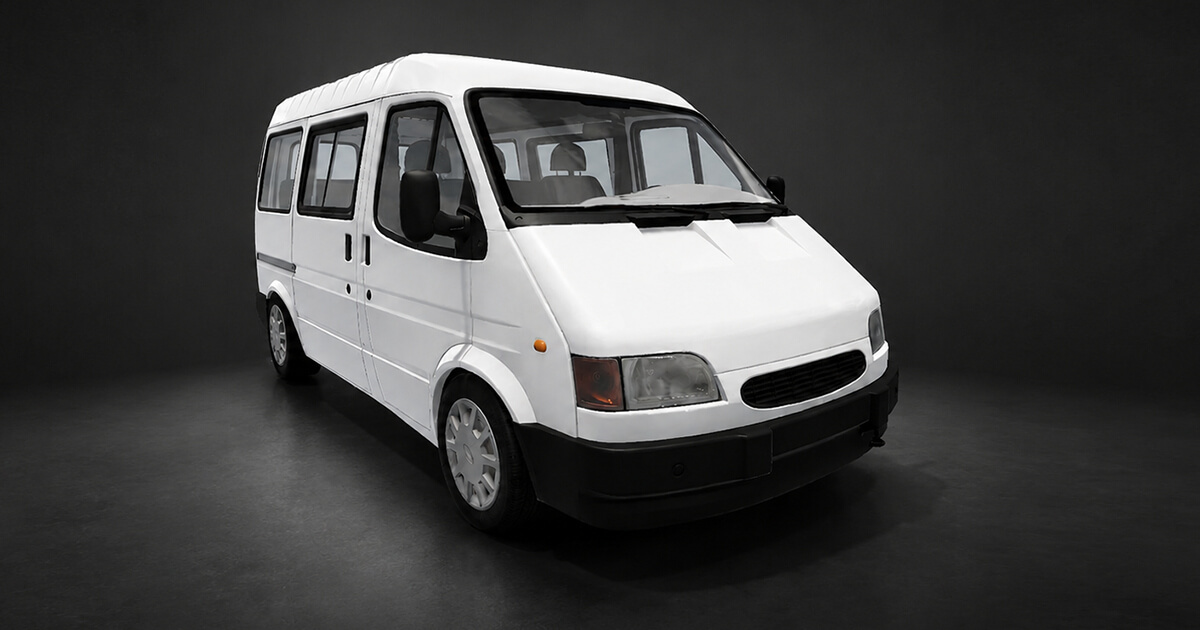 CLS Minibus Passenger 3D Model