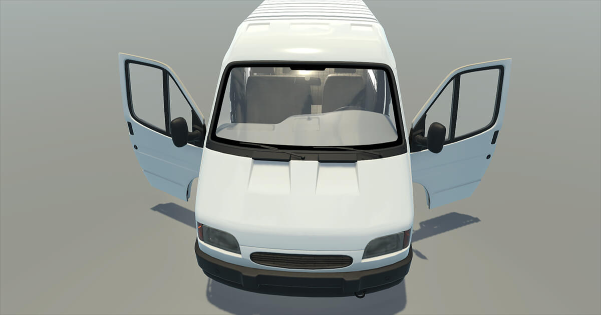 CLS Minibus Passenger 3D Model