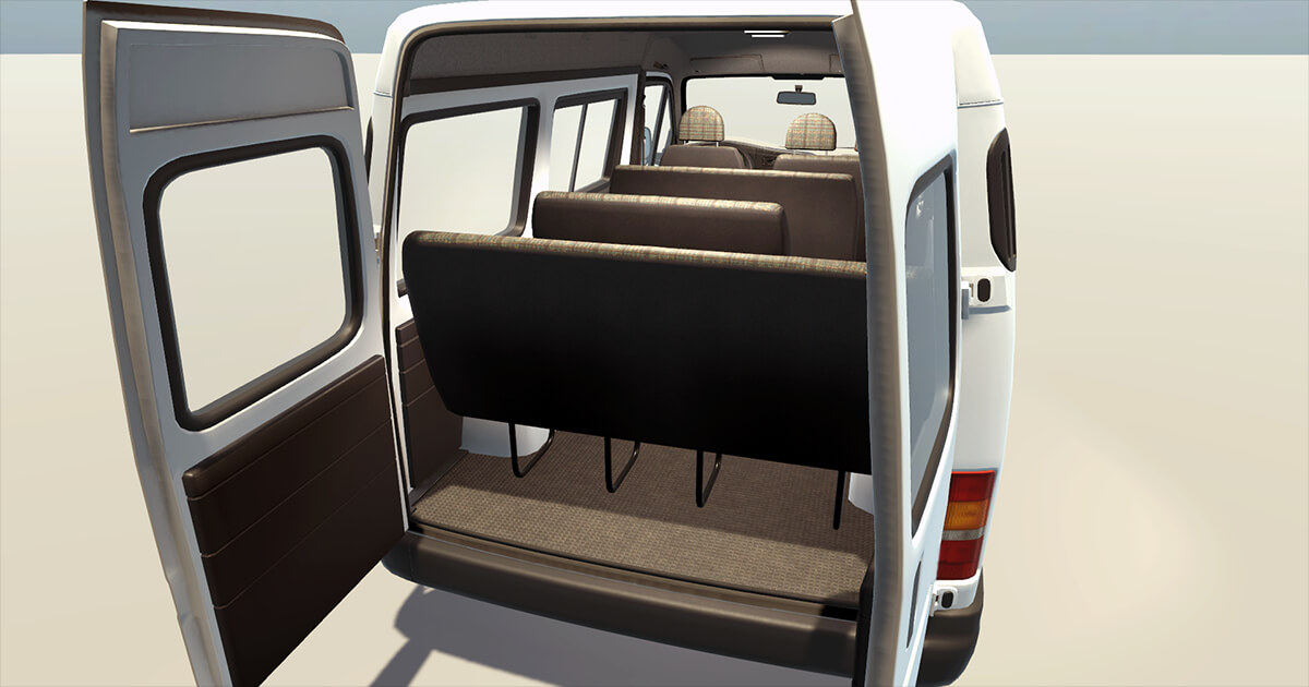 CLS Minibus Passenger 3D Model