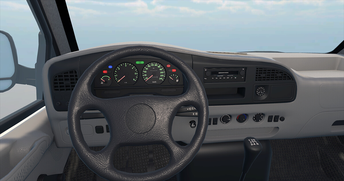 CLS Minibus Passenger 3D Model