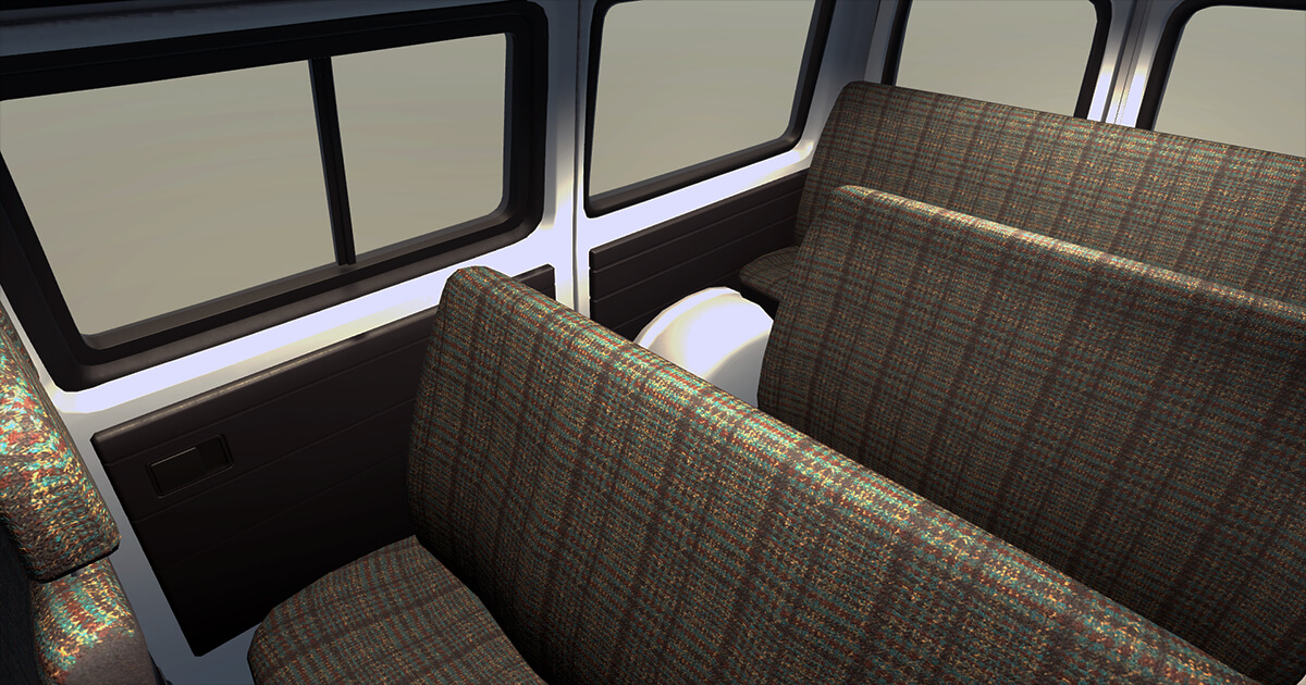 CLS Minibus Passenger 3D Model