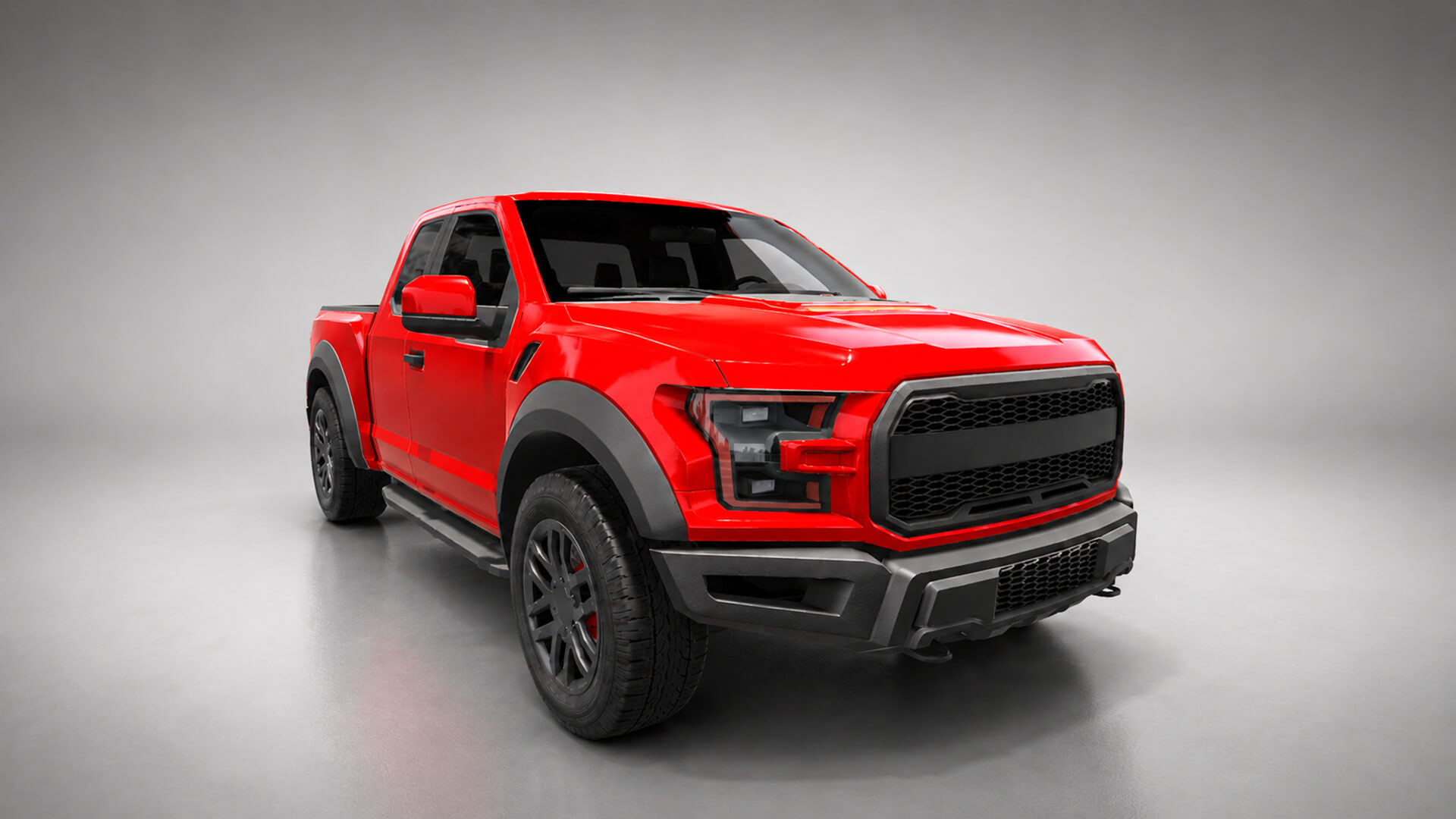 OffRoad Pickup Truck 4x4 3D Model