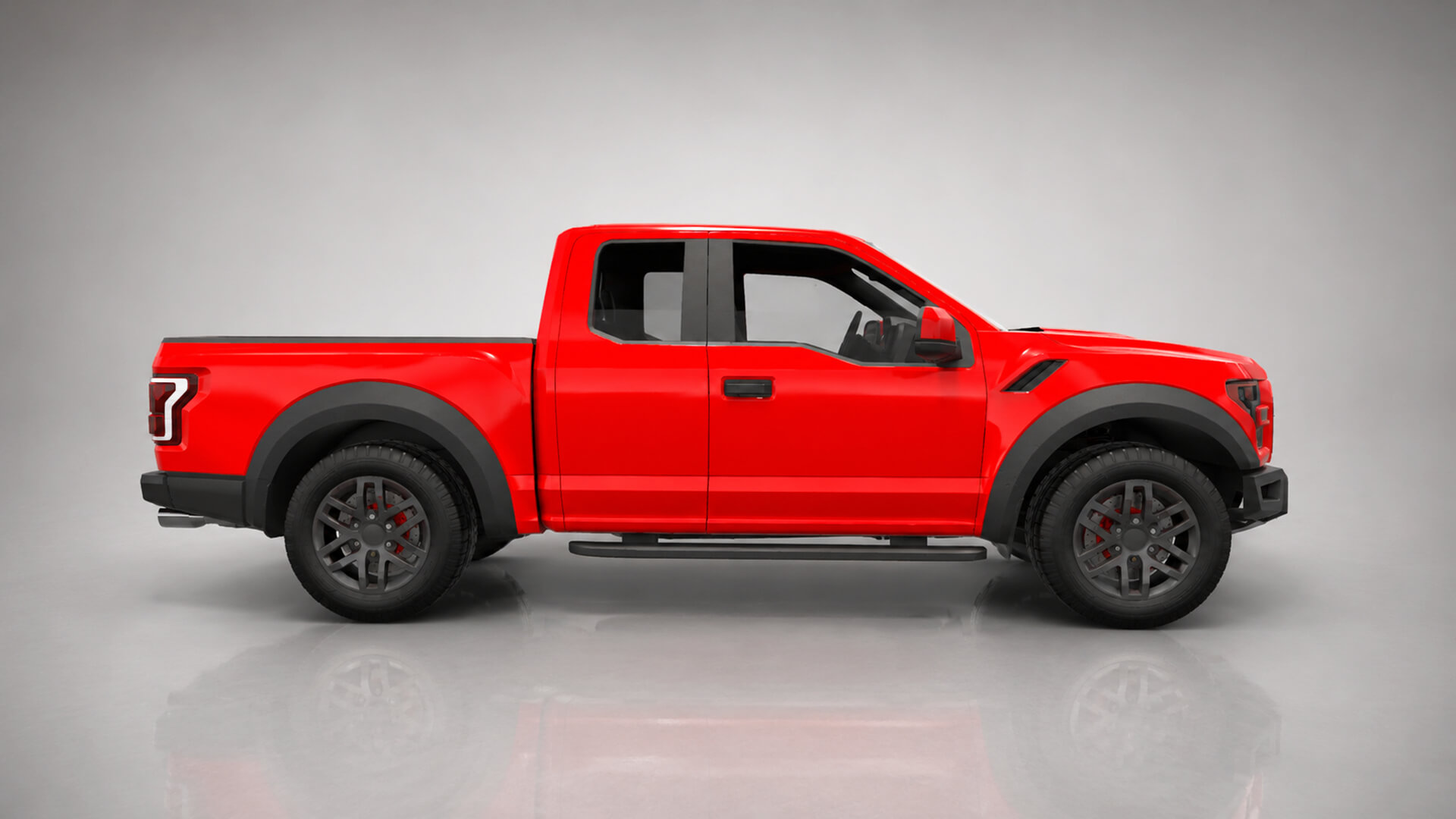 OffRoad Pickup Truck 4x4 3D Model