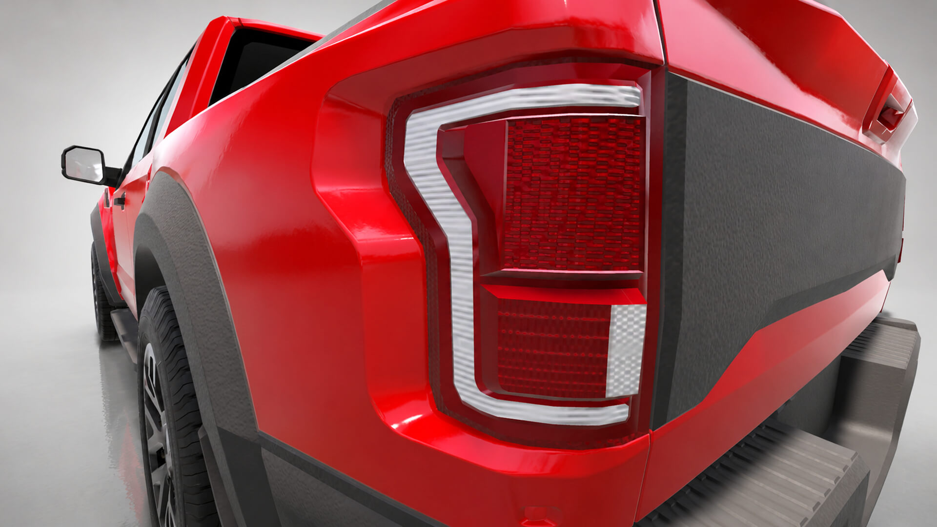 OffRoad Pickup Truck 4x4 3D Model