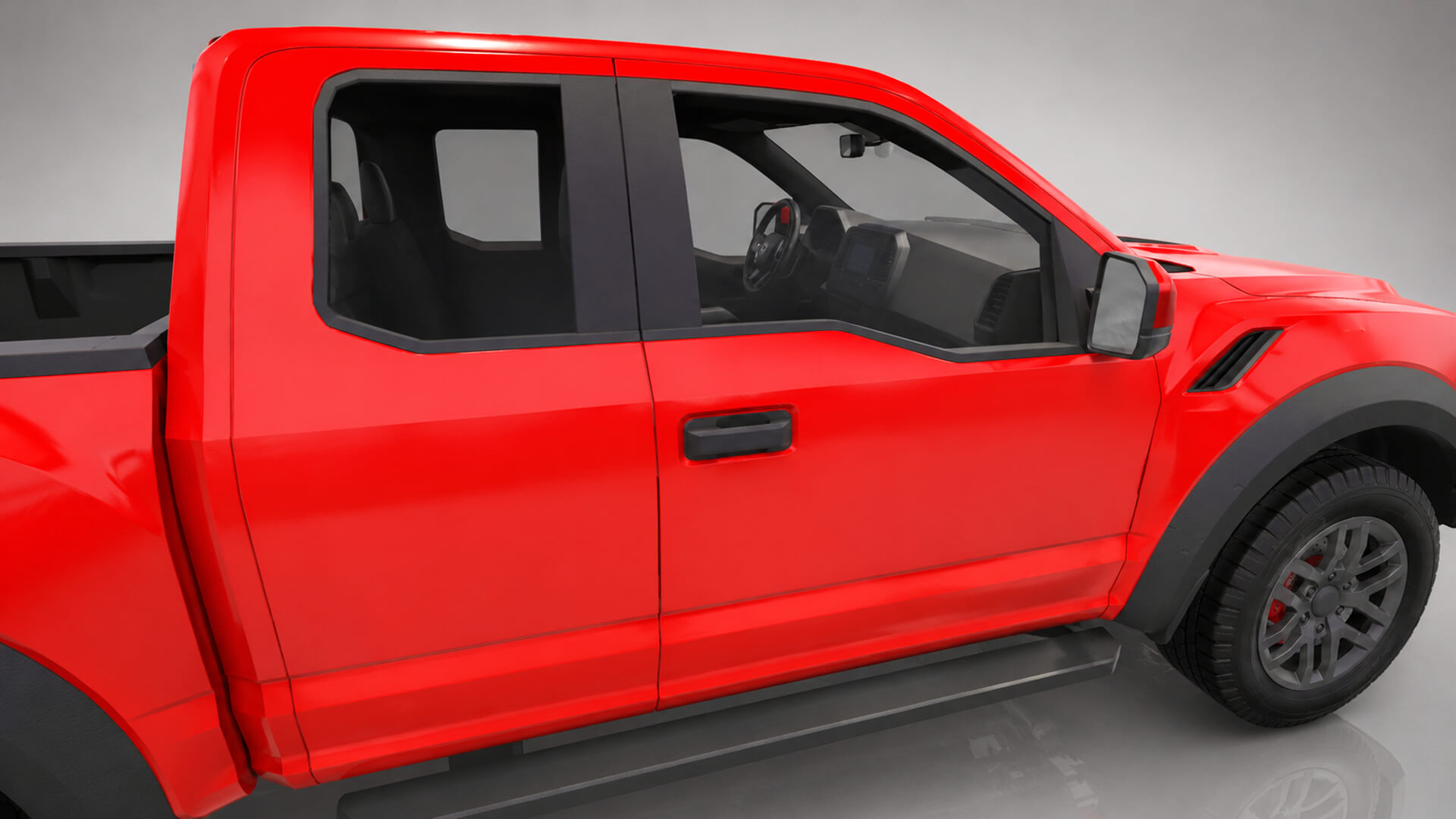 OffRoad Pickup Truck 4x4 3D Model