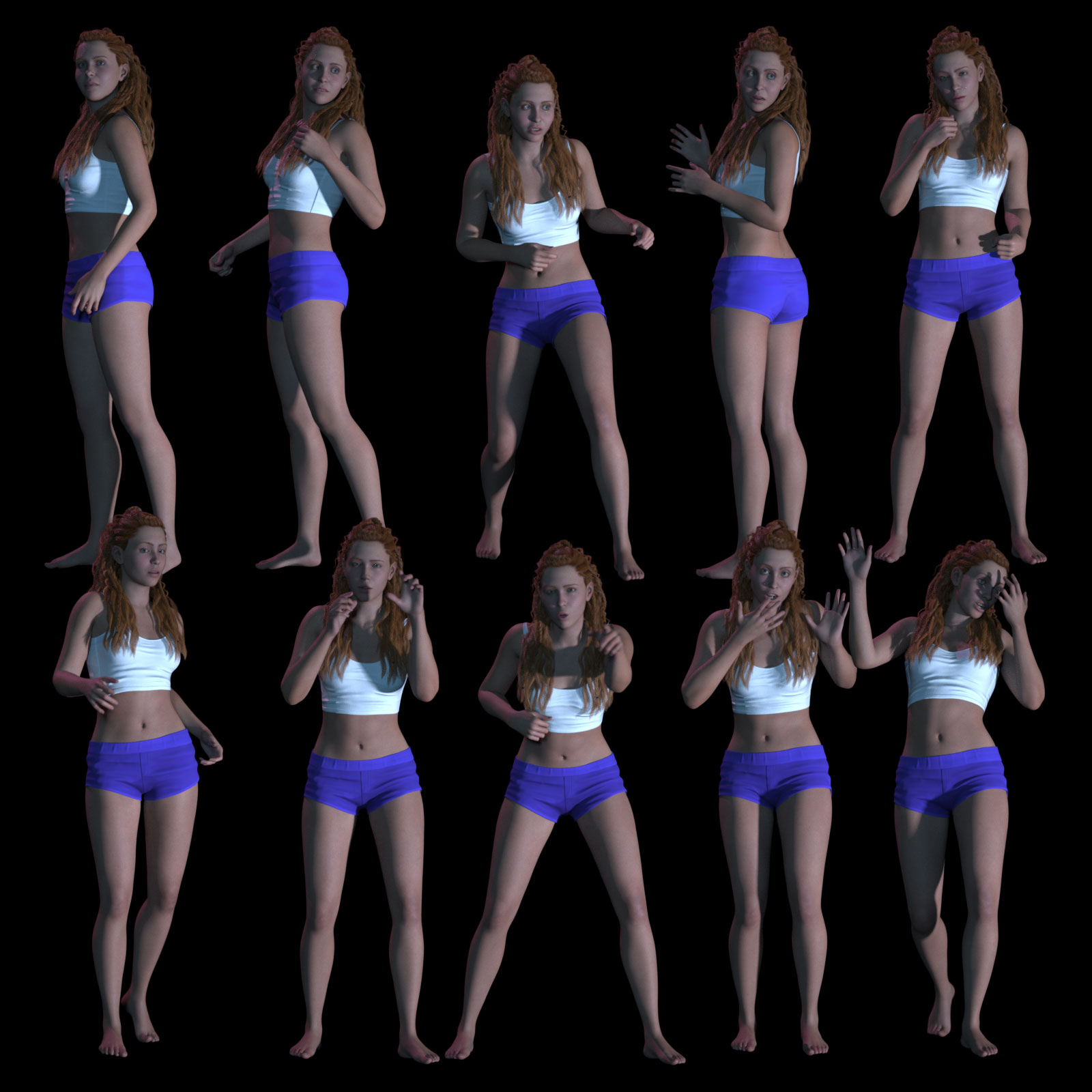 Final Girl for G9 Daz Content