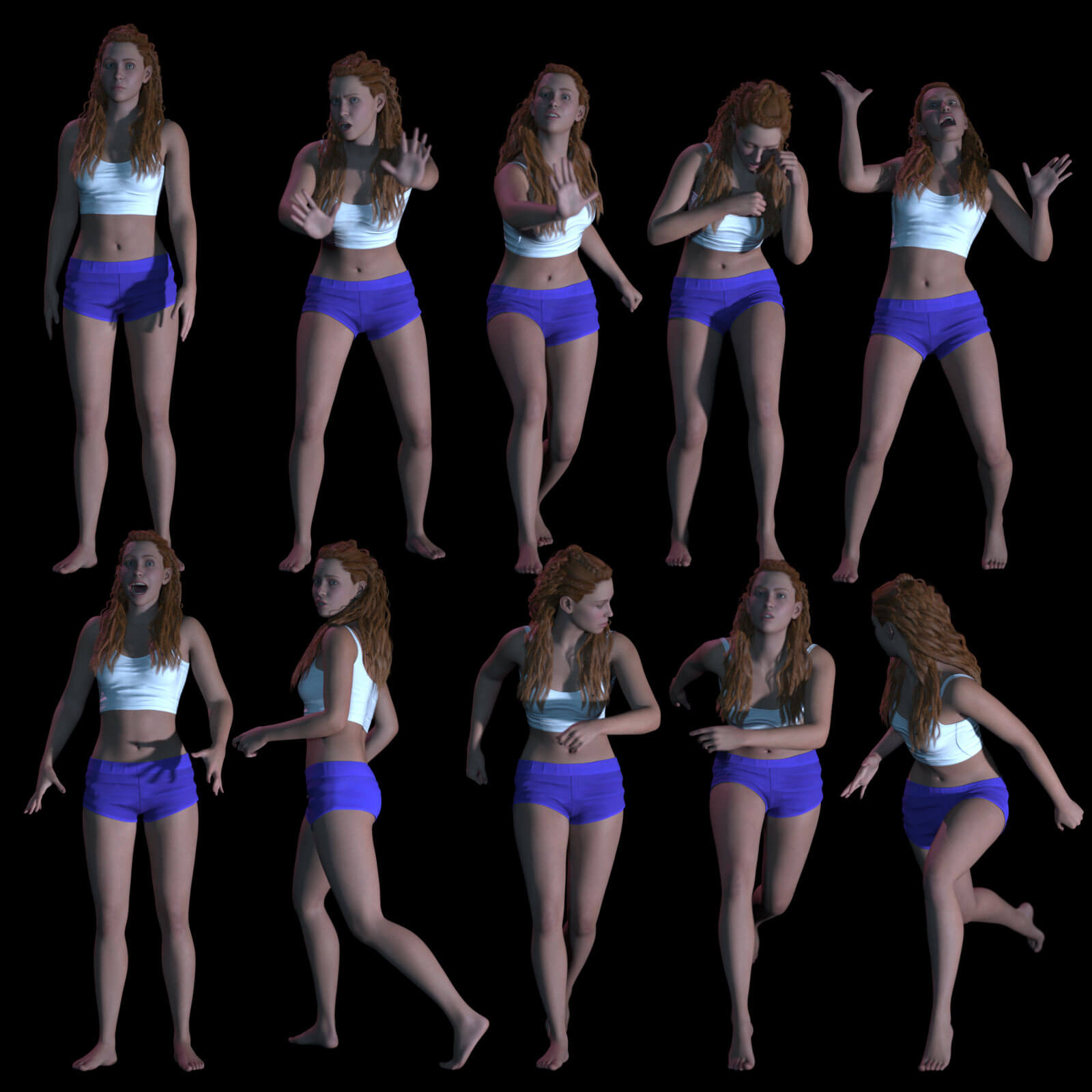 Final Girl for G9 Daz Content