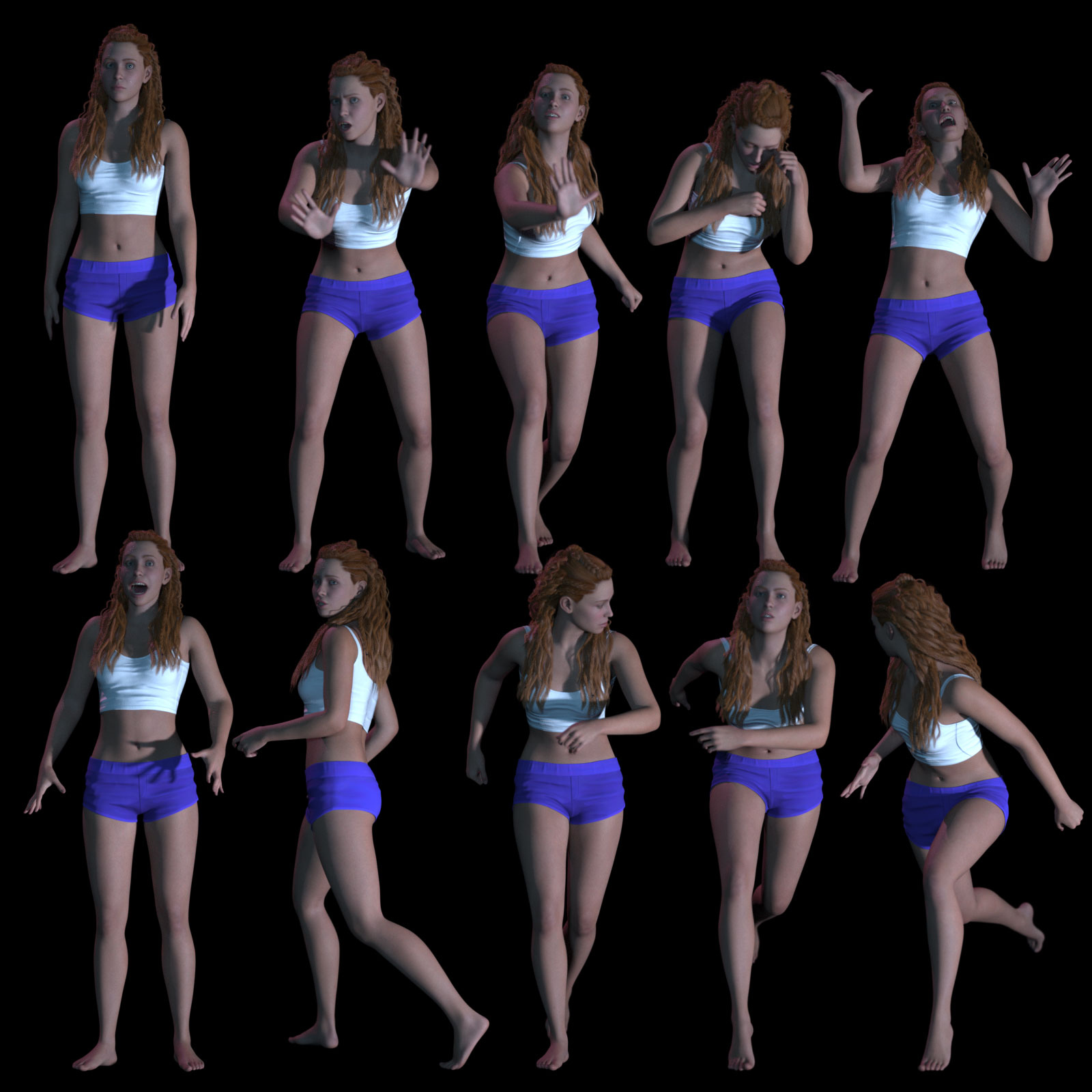 Final Girl for G9 Daz Content