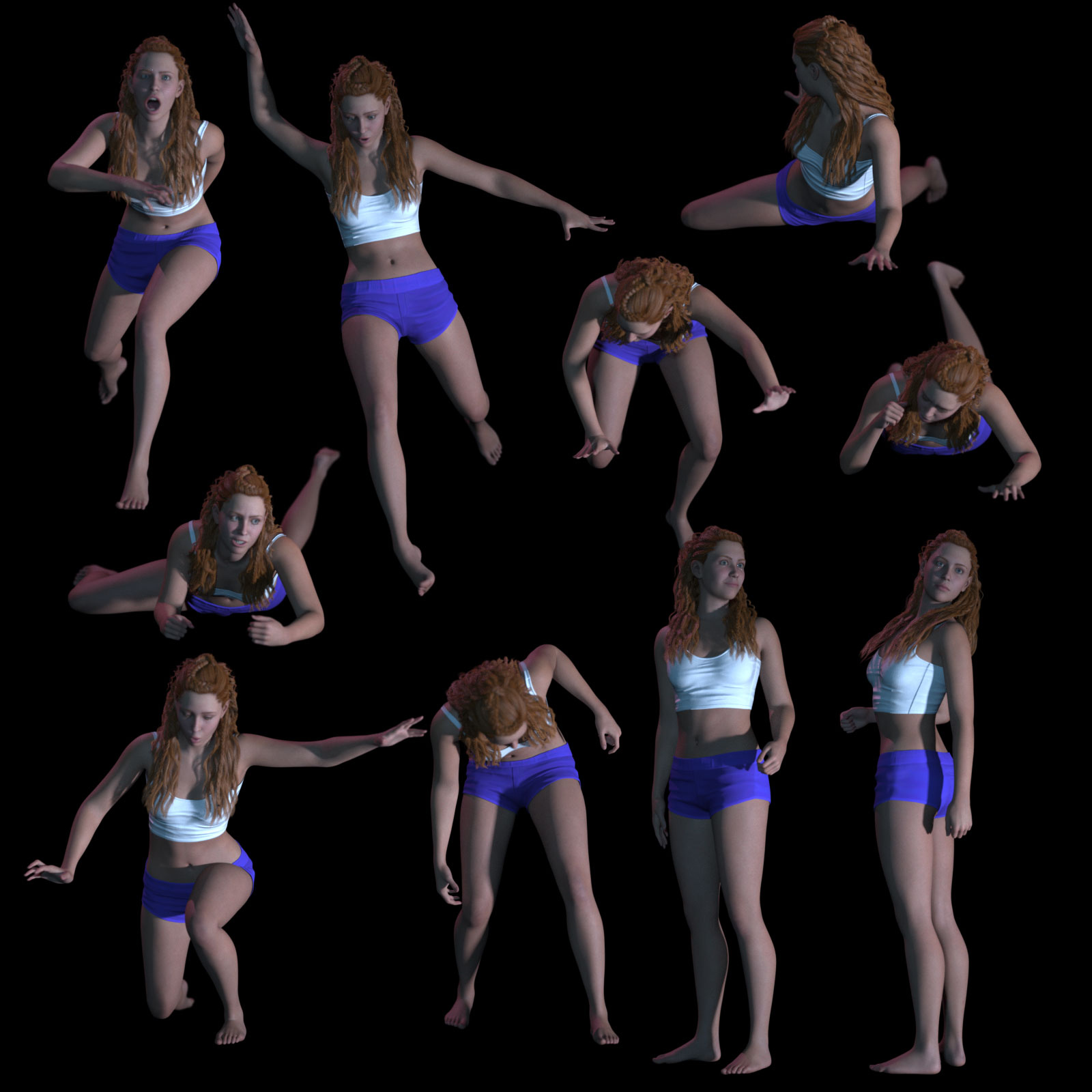 Final Girl for G9 Daz Content