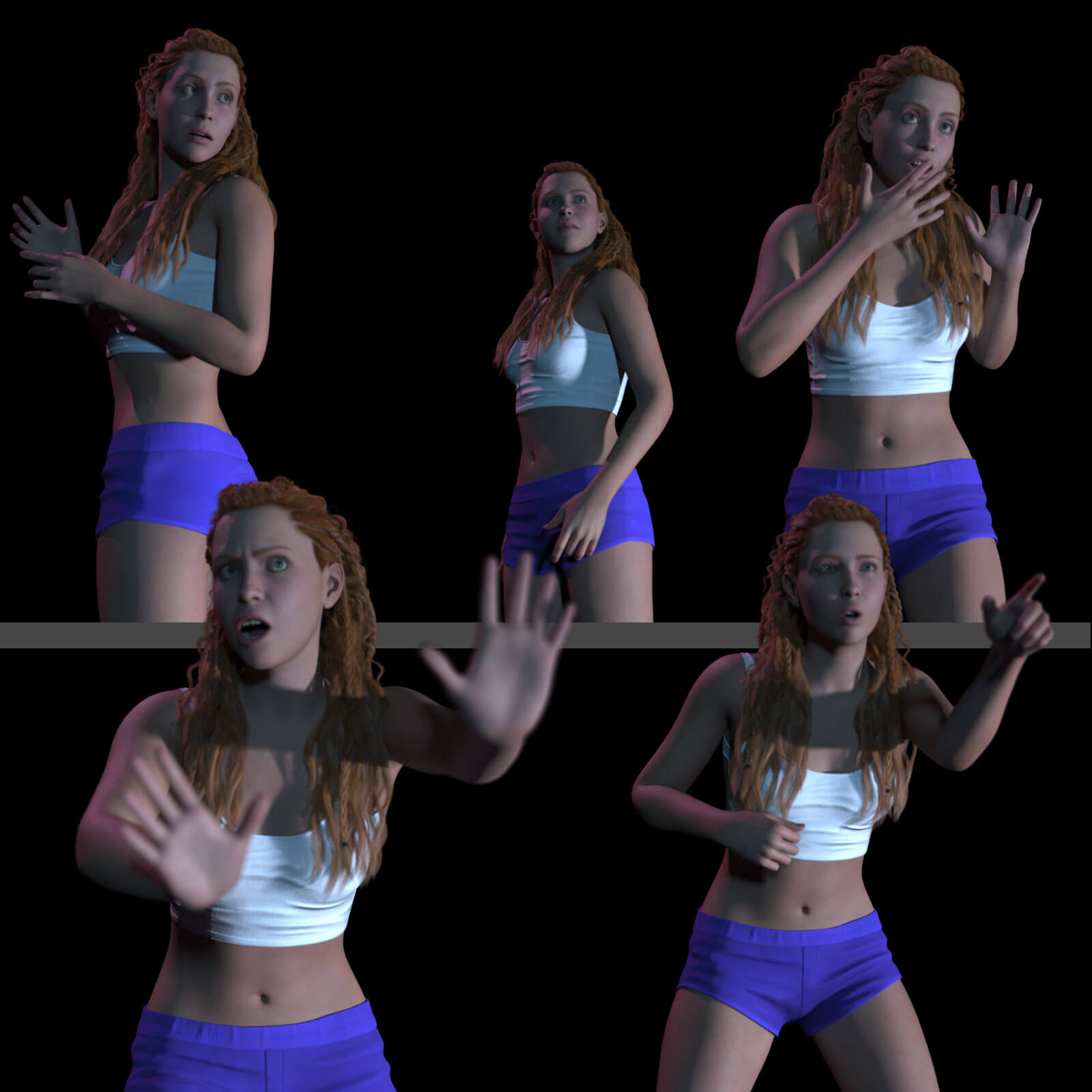 Final Girl for G9 Daz Content