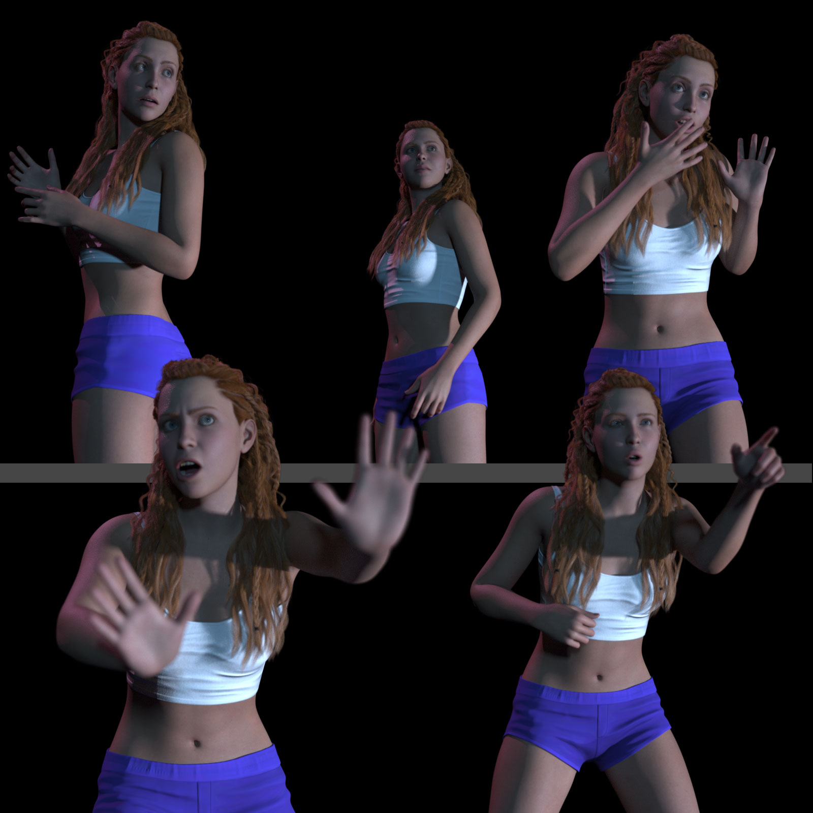 Final Girl for G9 Daz Content
