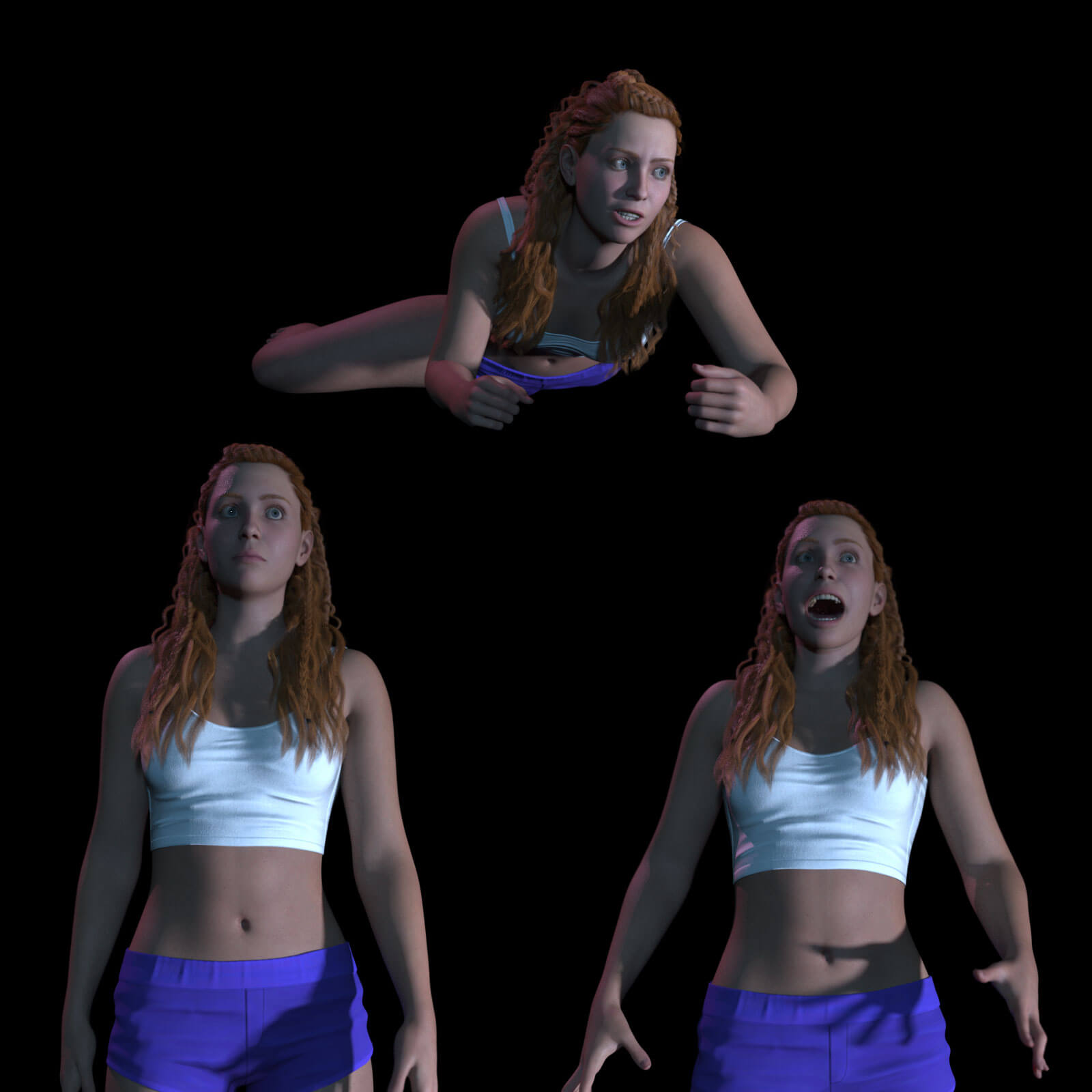 Final Girl for G9 Daz Content