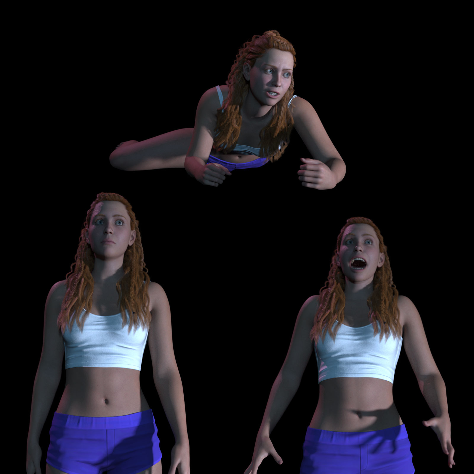 Final Girl for G9 Daz Content