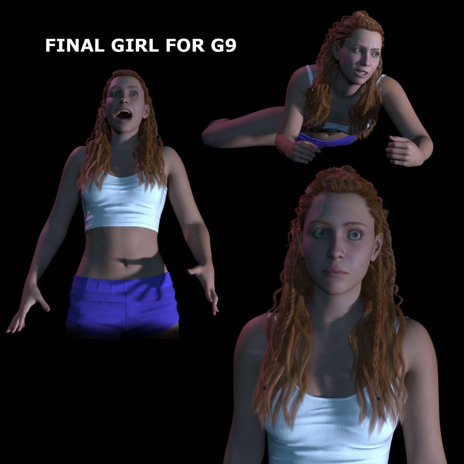 Final Girl for G9 Daz Content