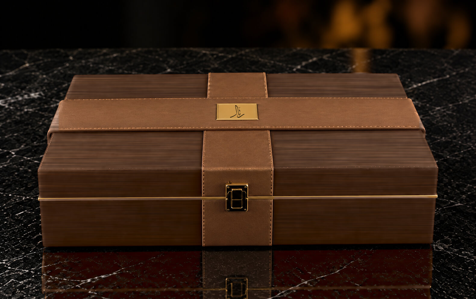 Luxury Wooden Gift Box &ndash Premium 3D Model 3D Model