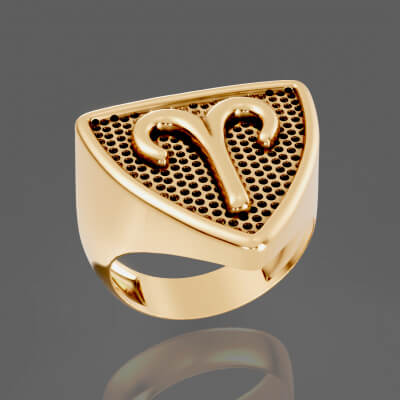 Aries Ring zodiac