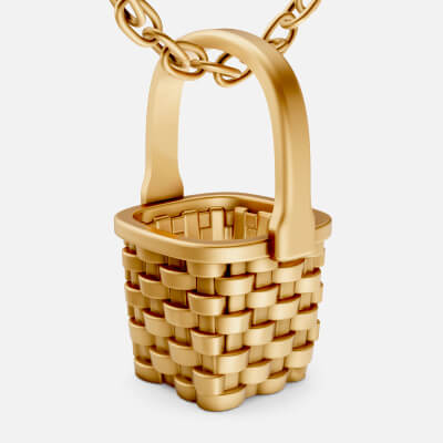 Basket Cute Camp Pendant