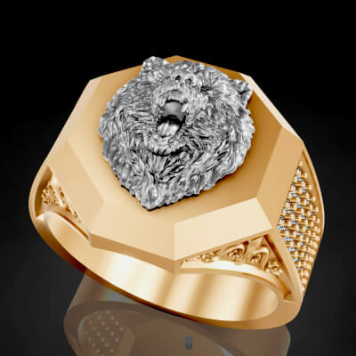 Bear Animal Ring
