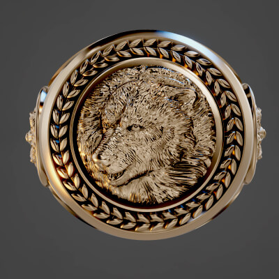 Bear Animal Ring