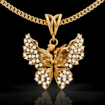 Butterfly Pendant Luxury