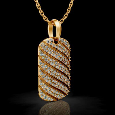 Dog Tag Lux Pendant