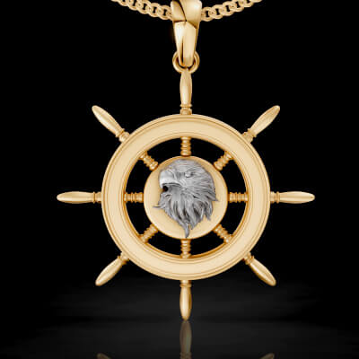Eagle Wheel Pendant