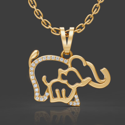 Elephant Pendant
