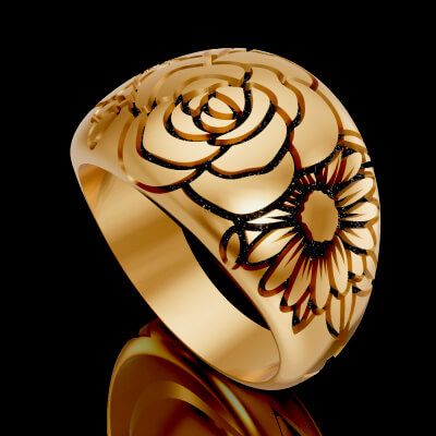 Flower Lux Ring
