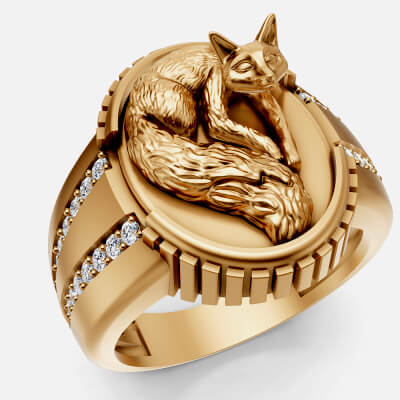 Fox Ring Wild Pretty Animal