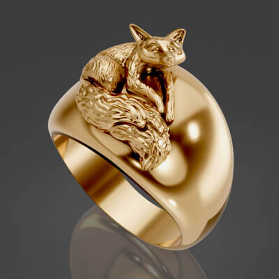 Fox Ring Wild Pretty Animal