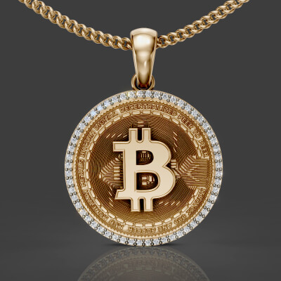Bitcoin Luxury Pendant