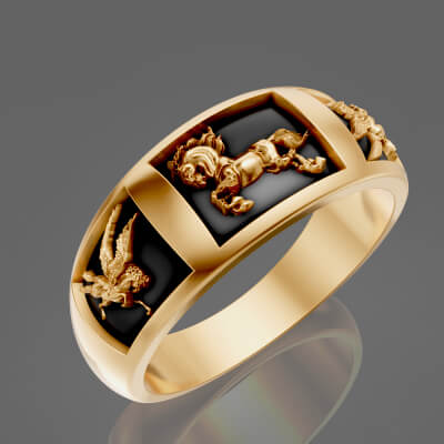 Horse Pegasus Ring
