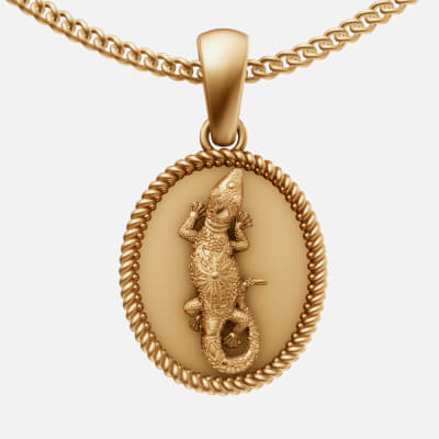 Lizard Pendant Reptile Animal Jewelry