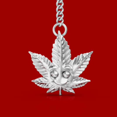 Marijuana Lux Key Holder Key Chain