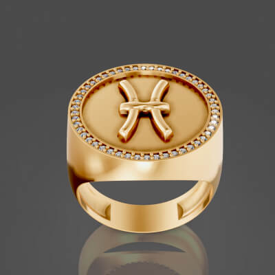 Pisces Ring Zodiac