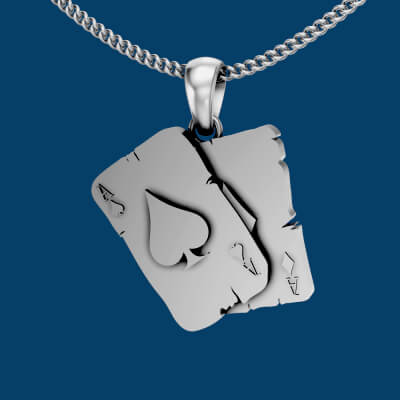 Playing Card Pendant