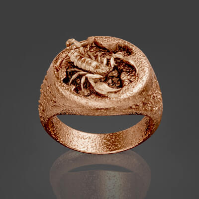 Scorpion Ring Rock Stone Printable Jewel Luxury